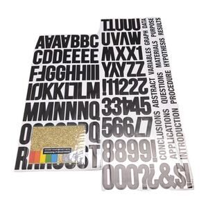 ArtSkills Alphabet‎ And Number Stickers Black